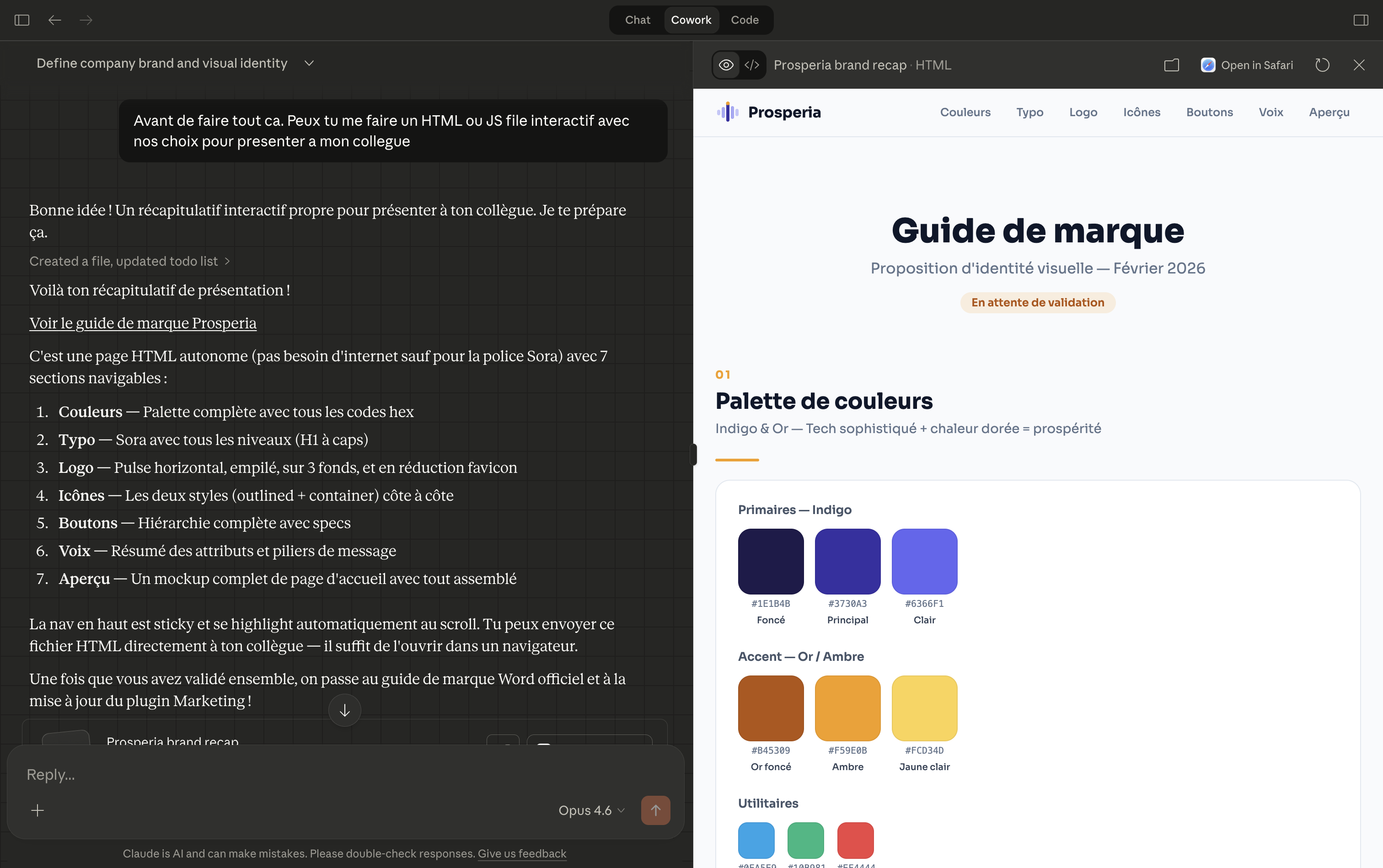 Claude Business, conversation avec l'assistant IA dans un contexte professionnel